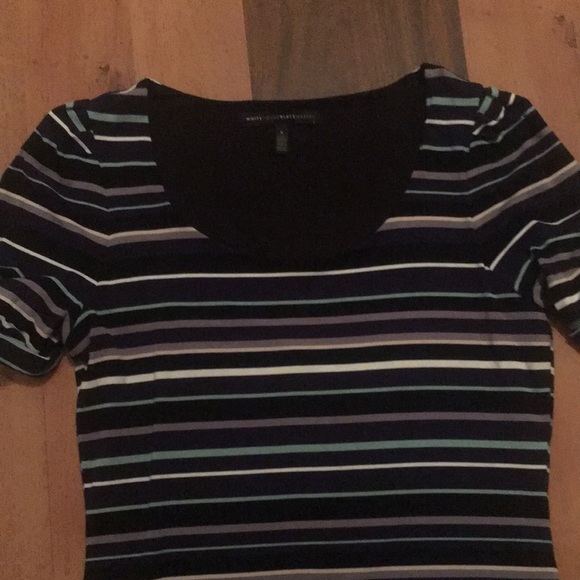 White House Black Market scoop neck tee - Picture 2 of 3